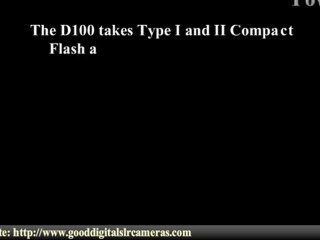 Nikon D100 6MP Digital SLR Camera