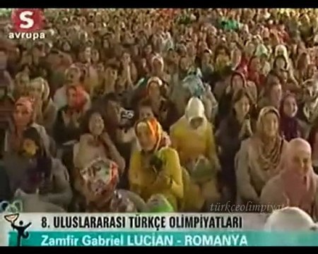 Hatasız kul olmaz Romanya 8.Türkçe Olimpiyatları Ankara