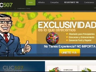 Super Programa Afiliados Clic507 Para Hispanos 80% Comision