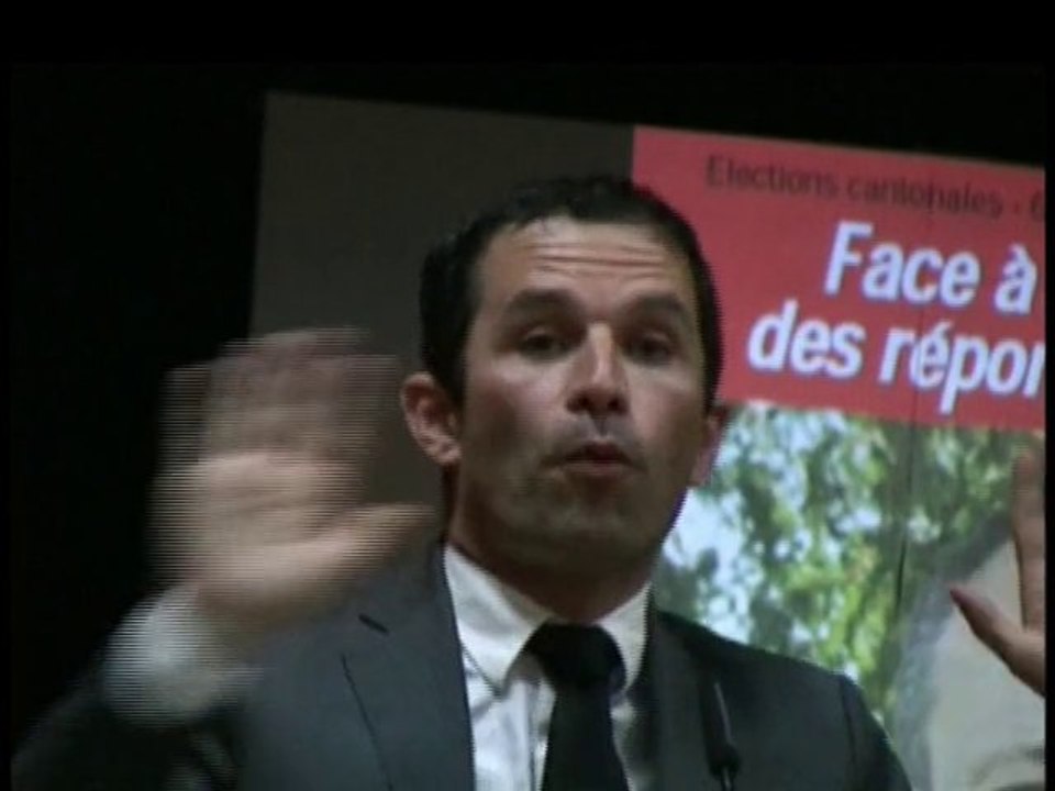 Benoit Hamon cantonale 2010 Amiens Sud Est