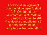 les loyers communaux