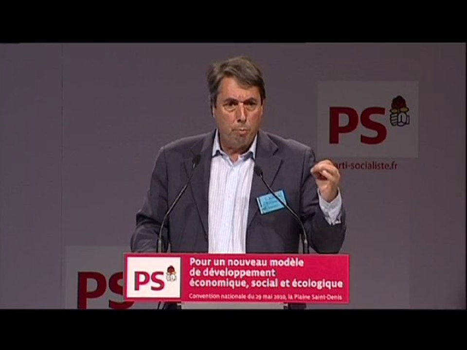 Discours de Michel Destot à la convention nationale