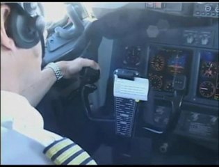 Air Berlin B737-Full Flight- Sweet lady pilot