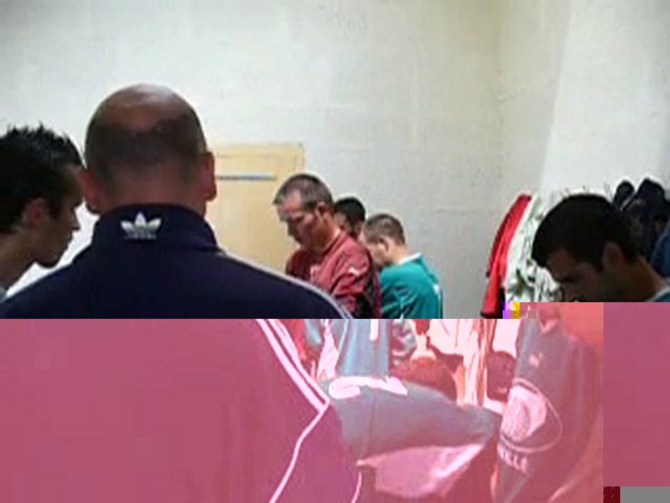 UFCED - Sion : dans les vestiaires avant le match