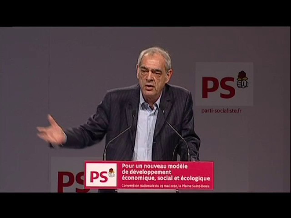 Discours de Henri Emmanuelli  à la convention nationale