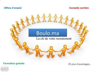 recrutement maroc, offres d'emploi au maroc www.boulo.ma