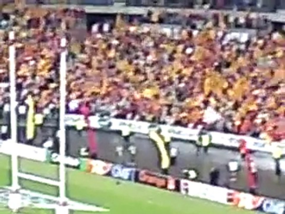 Entrée des joueurs ASM et USAP (Finale top 14 du 29/05/2010)