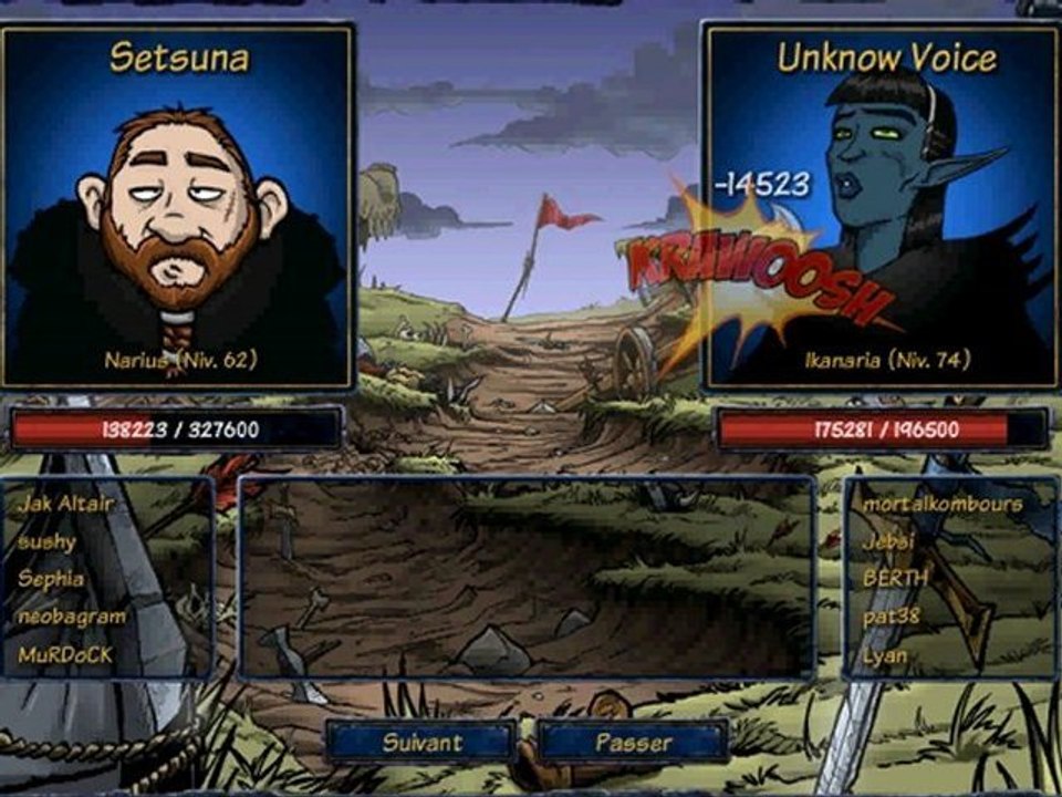 Setsuna VS Unknow Voice 29/05/2010