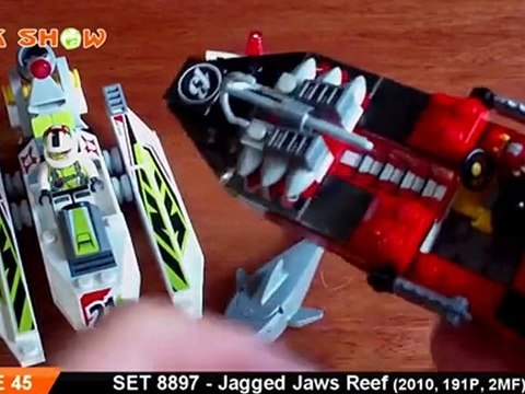 LEGO 8897 : LEGO World Racers Jagged Jaws Reef Review