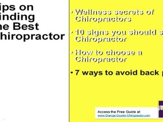 How To Find The Right Chiropractor In Santa Ana, California