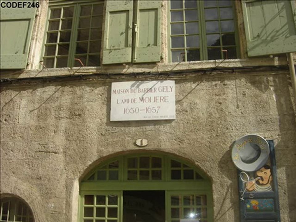 PEZENAS - LE FAUTEUIL DE MOLIERE