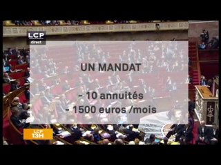 Retraites des députés ( dans le rouge )