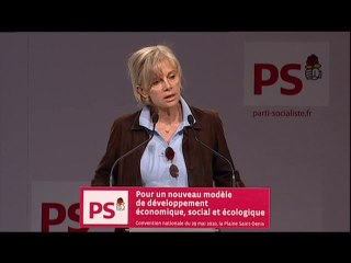 Discours d'Élisabeth Guigou à la convention nationale