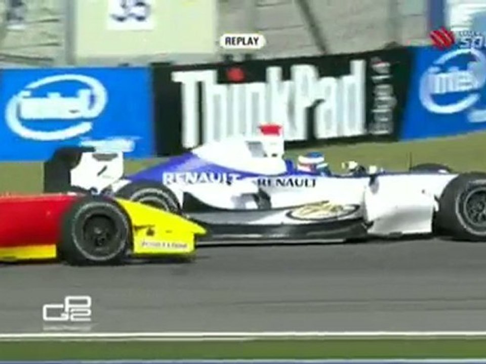 Michael Herck vs Dani Clos GP2.2010.Round03.Turkey.Race1