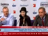 Pressekonferenz Stefan Raab und Lena Teil1