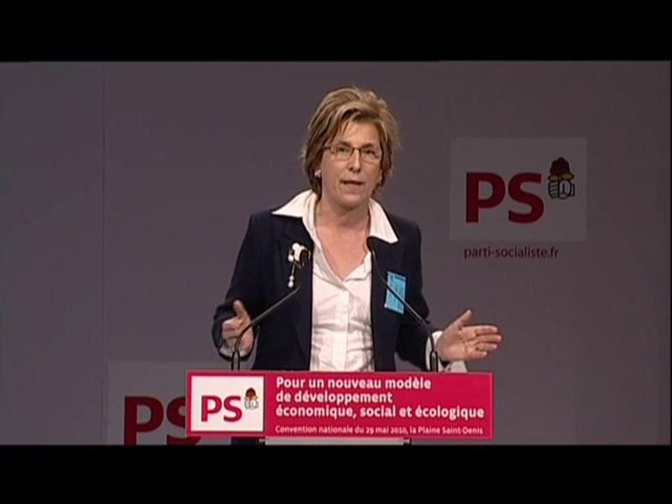 Discours de Marie-Noëlle Lienemann à la convention nationale