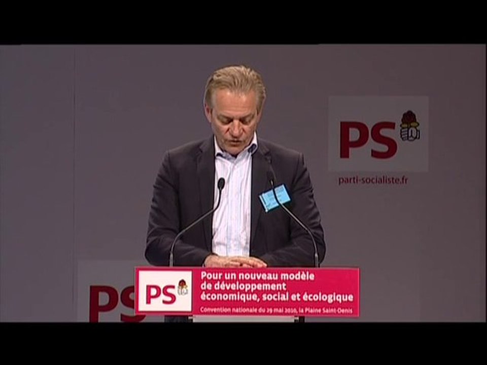 Discours de Dominique Lefebvre à la convention nationale