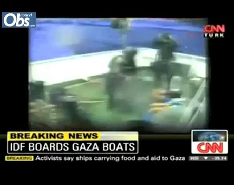 Les images de l'assaut israélien font le tour du monde