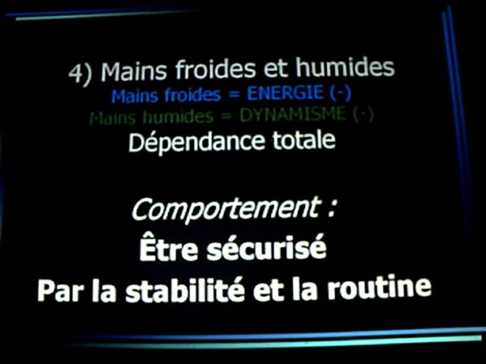 dilemme des femmes aux mains chaudes et sèches