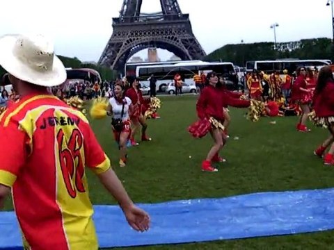 les flammes : usap vs clermont finale du top 14 2010