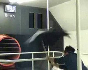 Parapluie aérodynamique asymétrique SENZ sur unbeaucadeau.fr