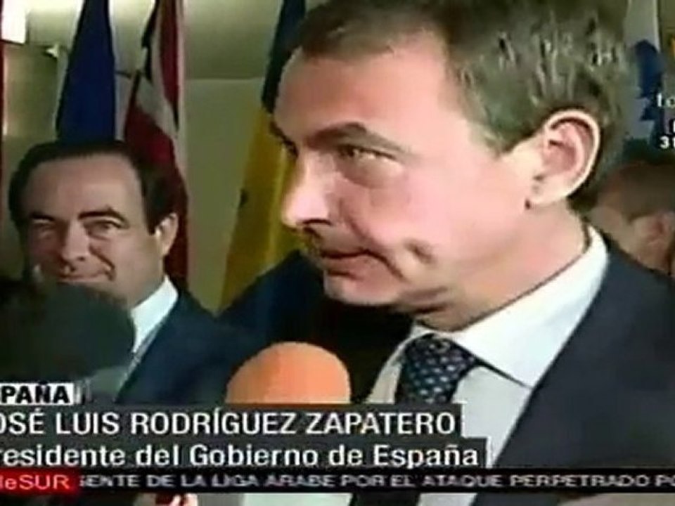 Rodríguez Zapatero condena ataques israelíes a...