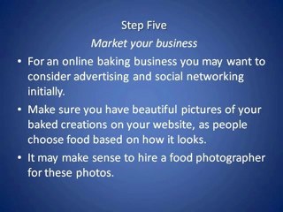 Work-At-Home Business-How to Start Your Own Online Baking Bi