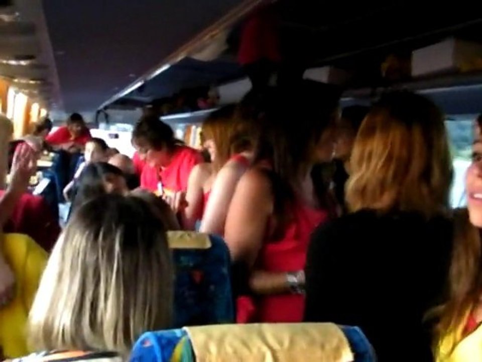 les flammes : usap vs clermont  finale du top 14   2010