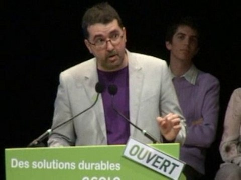 Le président de GROEN! au congrès ECOLO ce 6 juin 2010
