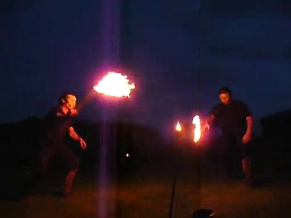 Spectacle feu Tuatha - Varennes-sur-Seine - 05/06/2010