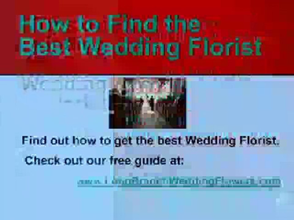 Long Branch Wedding Flowers