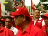 Trabajadores oficialistas marchan hasta Fedecámaras01