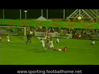 Cristiano Ronaldo frente ao Benfica em 2003/2004