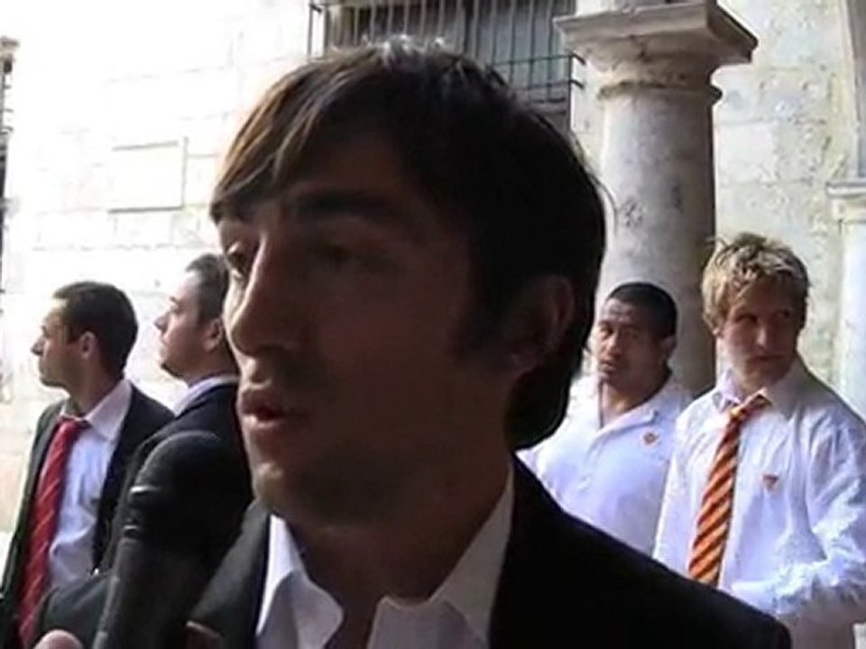 L'USAP reçue à la mairie après la finale 2010 du Top 14