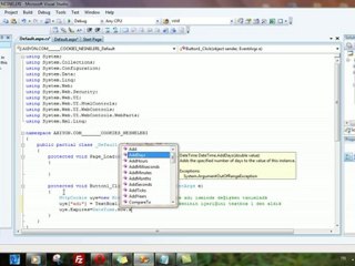 Asp.Net de Cookie  Yazma ve Okuma
