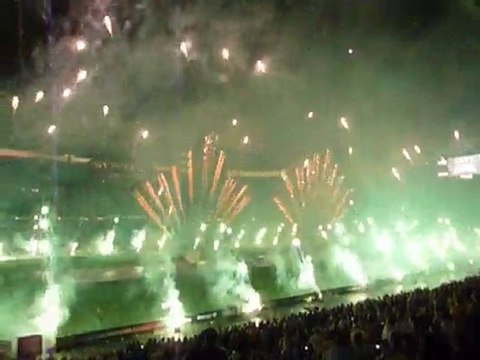 Finale top 14 2010 ASM Perpignan feu d artifice après match