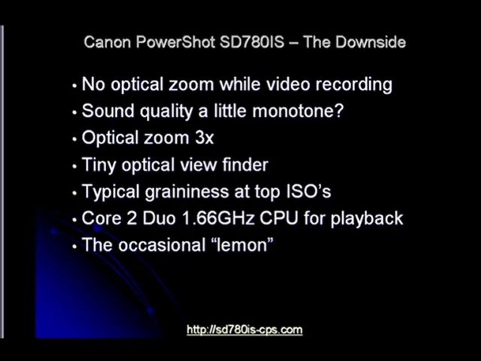Canon PowerShot SD780IS - Biggest Value in the Smallest Came