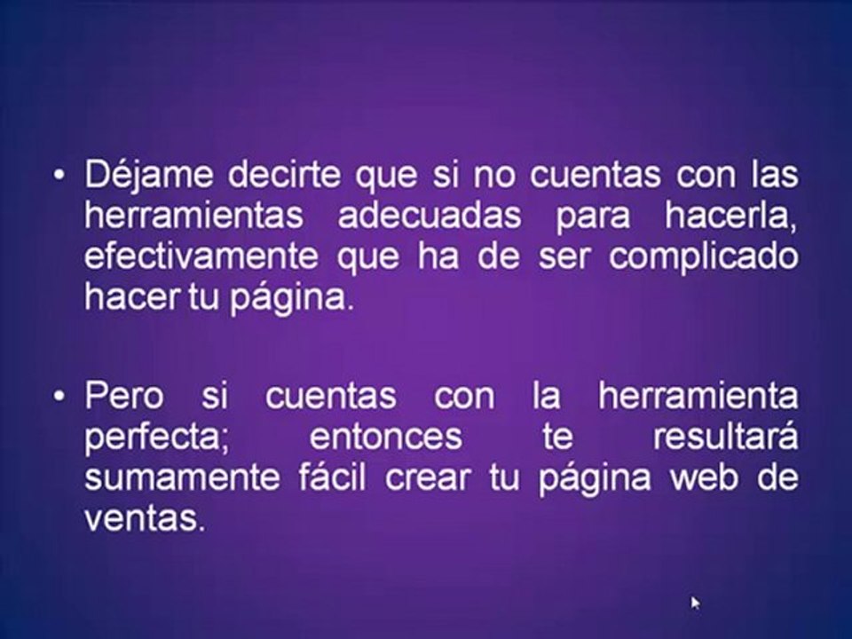 Crear una Web