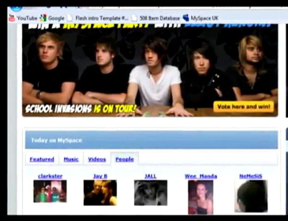Myspace Tricks