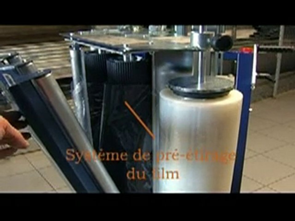 Chariot de banderolage de palettes - www.neolution-sas.com