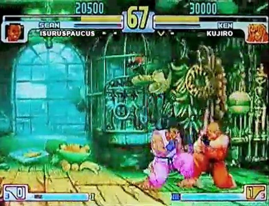 SFIII 3rd Strike - isuruspaucus [sen] vs kujiro [ken]