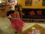 mel danse robe rose