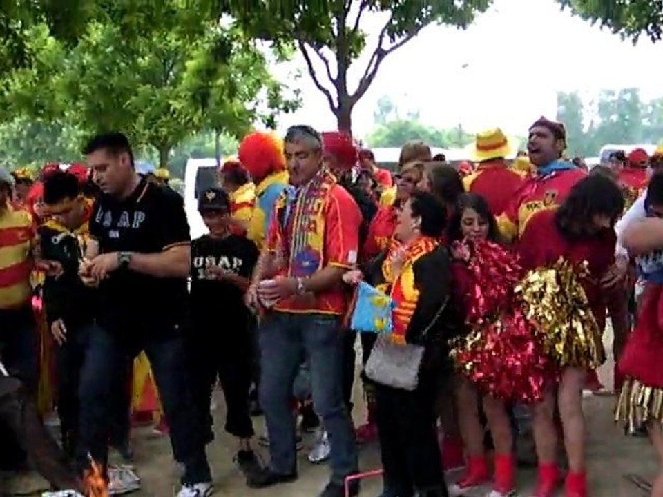 les flammes : usap vs clermont finale du top 14 2010