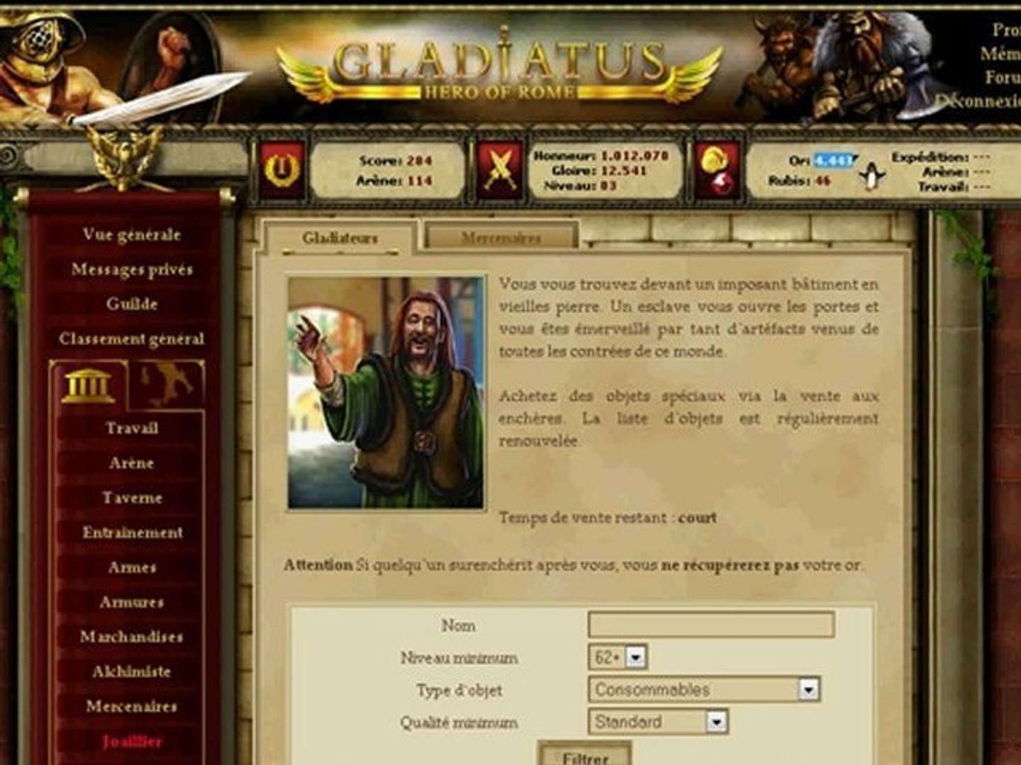 FAQ enchérir dans gladiatus video FSC - Vidéo Dailymotion
