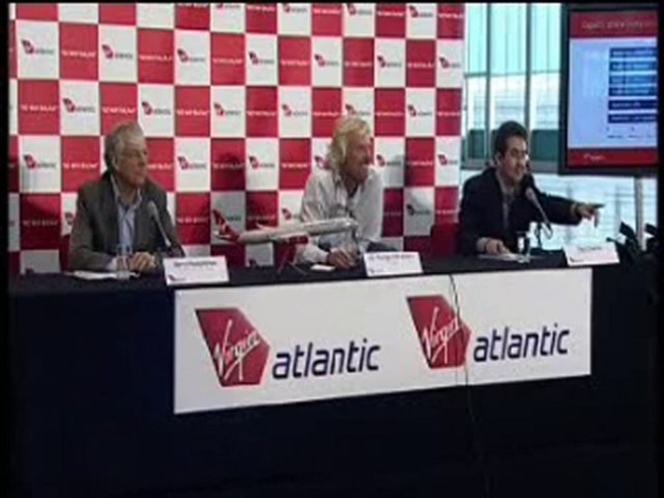 Virgin Atlantic Sir Richard Branson against BA and AA fusion