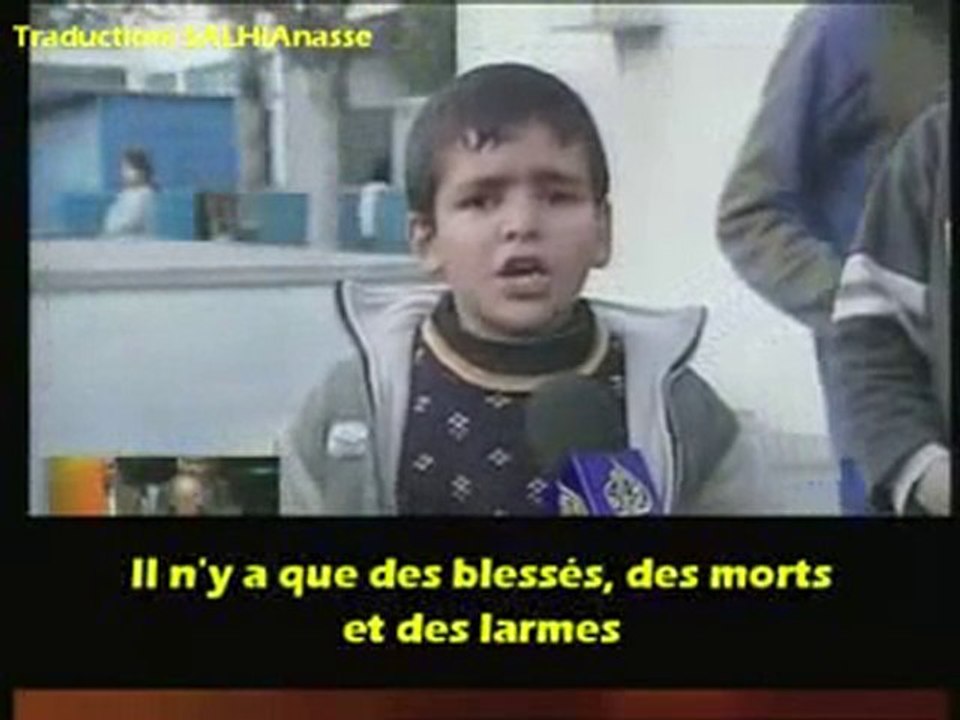 MICHEL COLLON CCY PAS Ahmed, 9 ans, Gaza ! écoutez-le