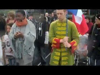 Départ de la "marche des esclaves". Commémoration du 10 mai