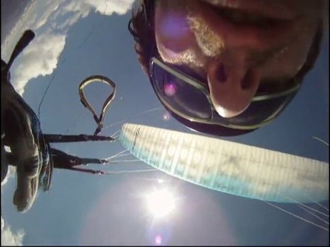 Gypaetes parapente cross dans les pyrénées 2010