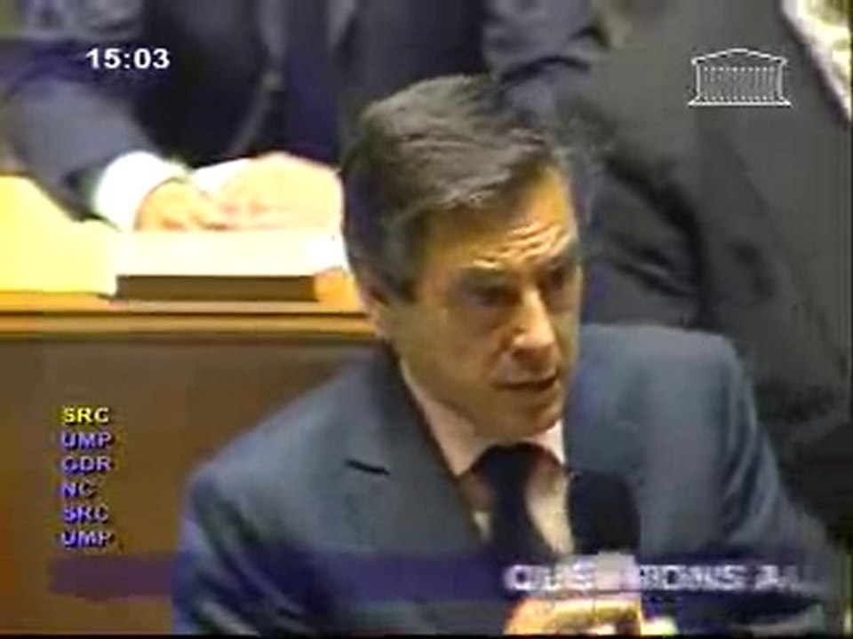 Réponse F.Fillon à MVauzelle - assaut flottille