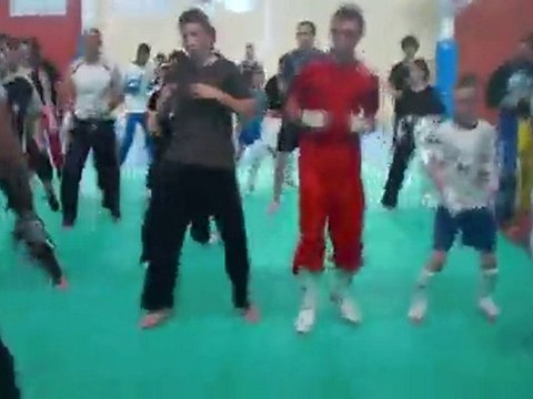 BC Alboussière interclubs Vernoux : échauffement